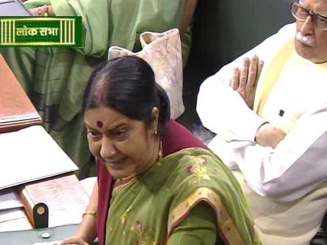 Video : 'Right Now': Minister Sushma Swaraj Accepts Congress' Challenge