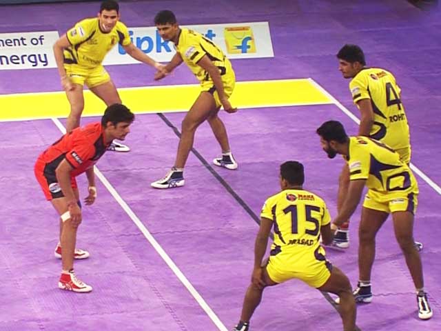 Pro Kabaddi League: Telugu Titans Hand U Mumba Heavy Defeat