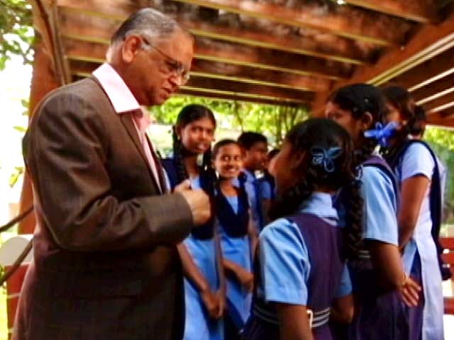 A Day With Narayana Murthy