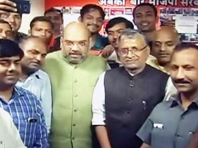 पटना में लिफ्ट के अंदर 40 मिनट तक फंसे रहे अमित शाह