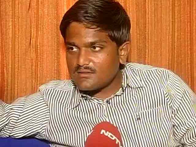 Video : 'Our Movement is Non-Violent, It Will Intensify,' Hardik Patel Tells NDTV