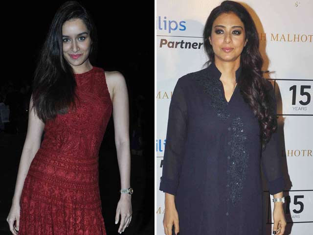 Shraddha, Tabu Cheer For Manish Malhotra