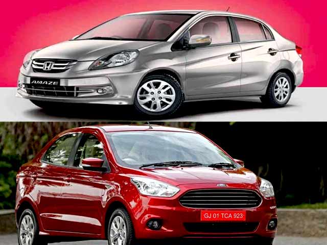 Honda Amaze vs Ford Figo Aspire and the New Beetle