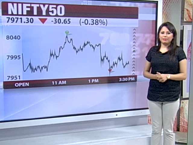 Nifty Ends Lower Amid Volatile Trade