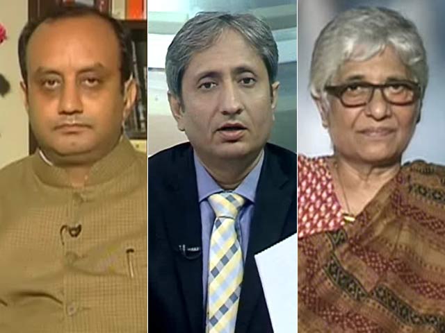 प्राइम टाइम : सरकार का रिमोट कंट्रोल संघ के हाथ?