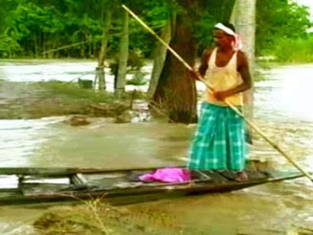 Video : Assam Flood Kill 4, Over 2,000 Villages Still Under Water