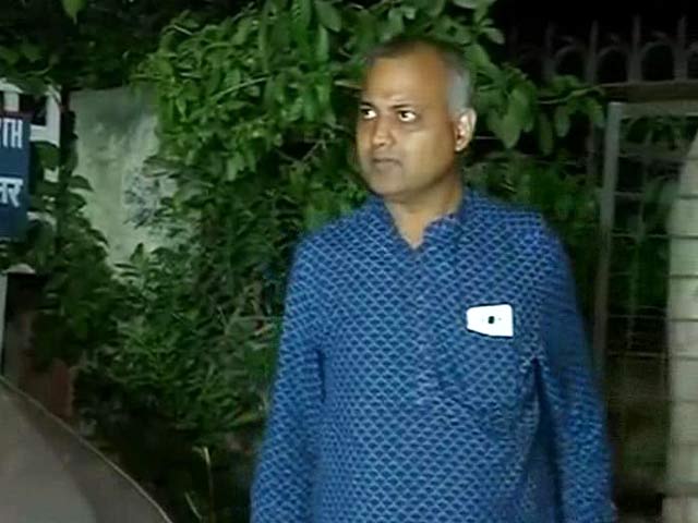 AAP's Somnath Bharti, Wanted by Cops, Asks 'Am I a Terrorist?'