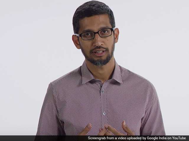 For PM Modi From Google's Sundar Pichai, a Video Welcome