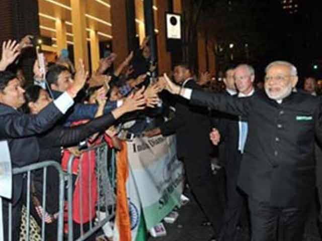 अमेरिका में पीएम मोदी का शानदार स्वागत, देखें वीडियो