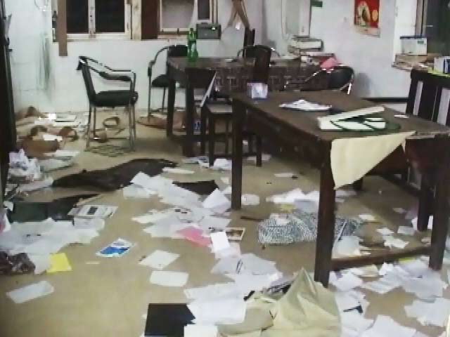 इलाहाबाद : मरीज के मौत के बाद एसआरएन अस्‍पताल में तोड़फोड़