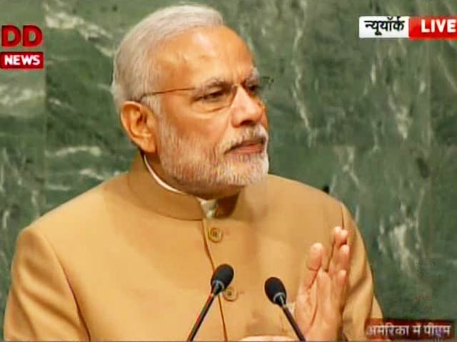 विश्व में सभी सुरक्षित और सम्मानित महसूस करें : UN में पीएम मोदी