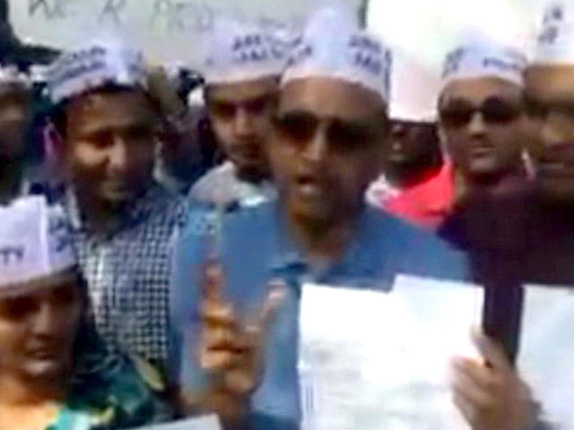 A Patel Protest Outside UN Ahead of PM Narendra Modi's Speech