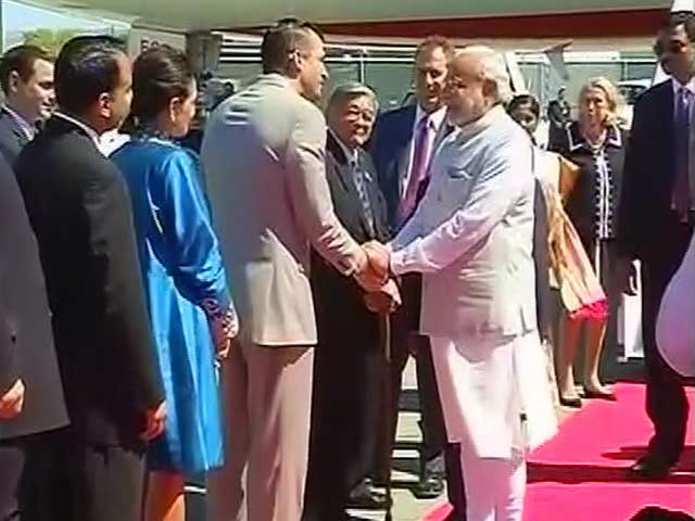 PM Modi Arrives in San Jose, Will Address Indian Diaspora Soon