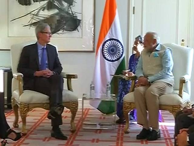 Video : In Silicon Valley, PM Modi Meets Apple CEO Tim Cook