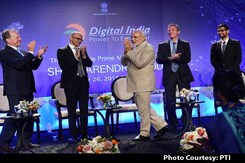 Silicon Valley Giants Sold on PM Modi's Digital India Plan Silicon Valley Giants Sold on PM Modi's Digital India Plan