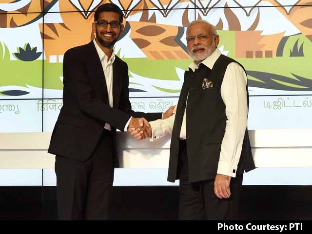 Video : PM Modi at Google Office With CEO Sunder Pichai