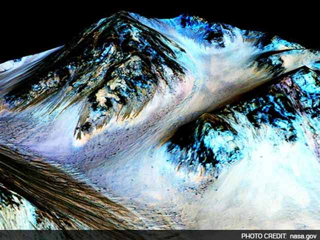 मंगल ग्रह पर भी बहता है पानी, नासा को पहली बार मिले स्‍पष्‍ट संकेत
