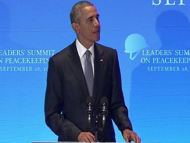 Video : Peacekeeping Operations Most Important to Counter Armed Conflicts: Barack Obama