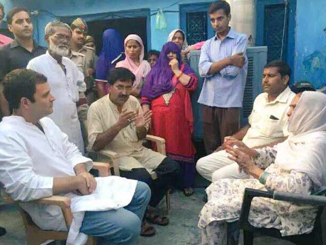 After Kejriwal, Rahul Gandhi Visits Dadri Where Man Was Killed Over Beef Rumour