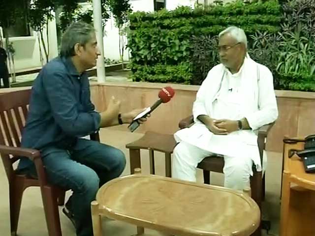 Video : 'BJP Trying to Import Beef Issue Into Bihar': Nitish Kumar to NDTV