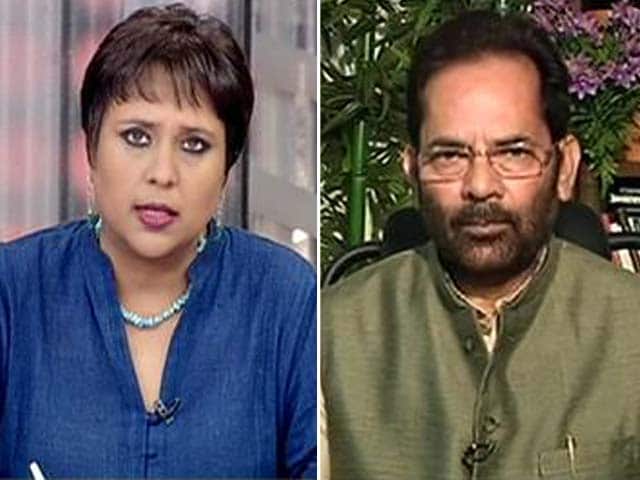 Video : BJP Has Reprimanded Netas Like Sakshi Maharaj: Minority Affairs Minister on Dadri Mob Killing
