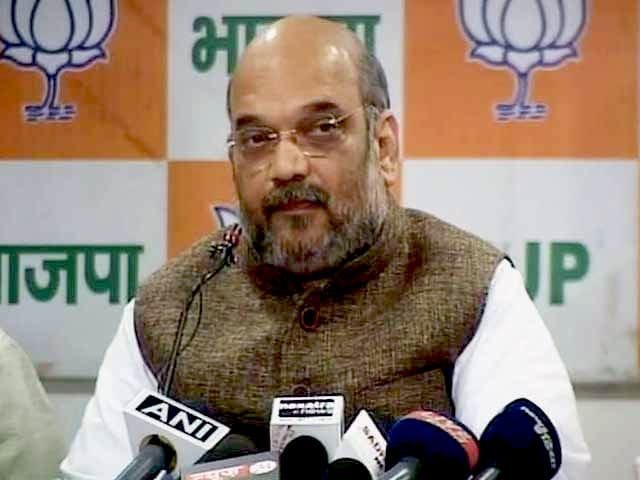 Video : We Are Ahead in Bihar: Amit Shah Rejects Reports of BJP Setback