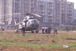 Air Force Chopper Makes Emergency Landing In Mumbai's Bandra Kurla Complex Air Force Chopper Makes Emergency Landing In Mumbai's Bandra Kurla Complex