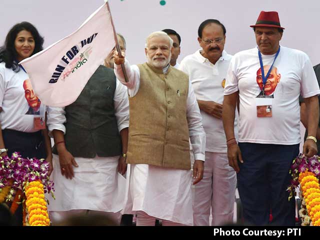 PM Flags Off 'Run For Unity' On Sardar Patel's Birth Anniversary