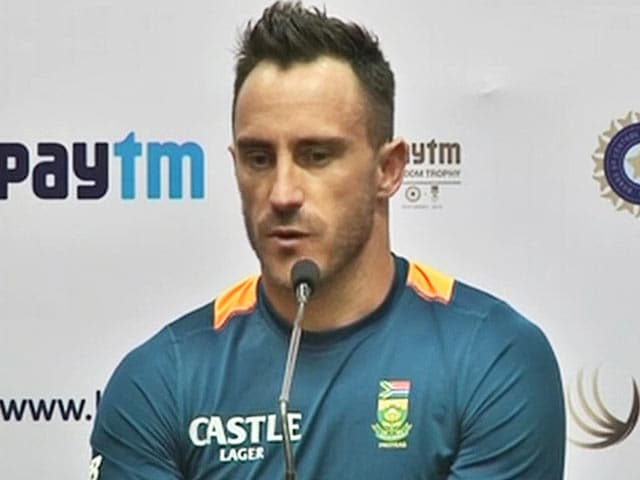 Video : Tests vs India Will be Tough, But We Are No. 1: Faf du Plessis
