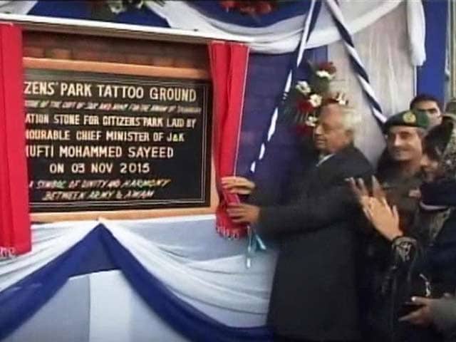 Video : Healing Touch: Army Gives up Military Base in Srinagar for Public Park