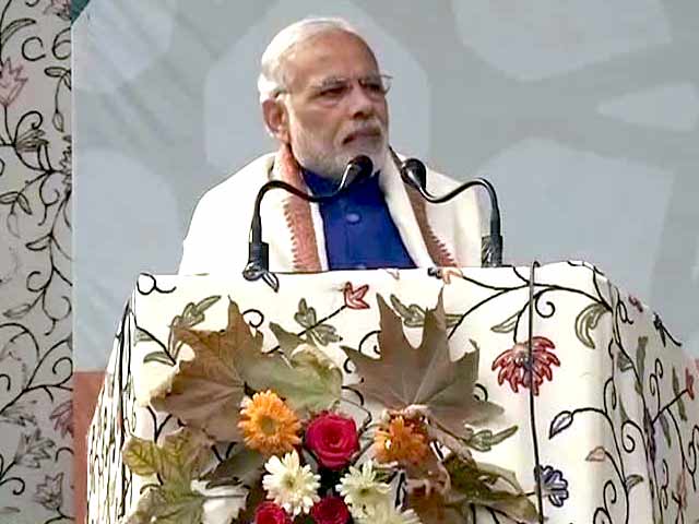 Video : Our Mantra is 'Sabka Saath, Sabka Vikas', Says PM Modi in Srinagar