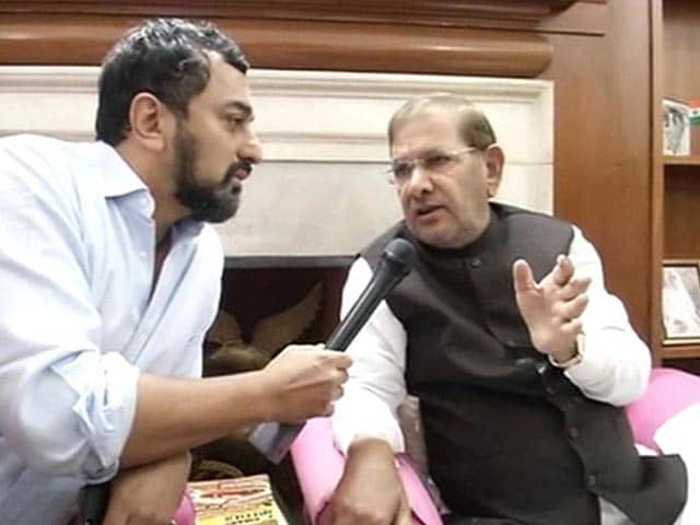 Video : Nitish Will be CM Even if Lalu Has More Seats: Sharad Yadav to NDTV