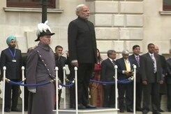 Guard of Honour for PM Modi in London Guard of Honour for PM Modi in London