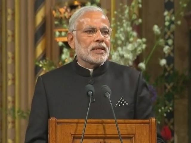 ब्रिटेन की संसद में बोले पीएम मोदी- मैं लंदन आकर बेहद खुश हूं