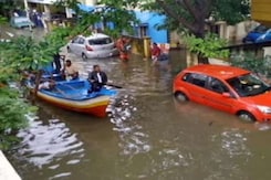 Boats Out On The Streets As Heavy Rain Pounds Chennai Boats Out On The Streets As Heavy Rain Pounds Chennai
