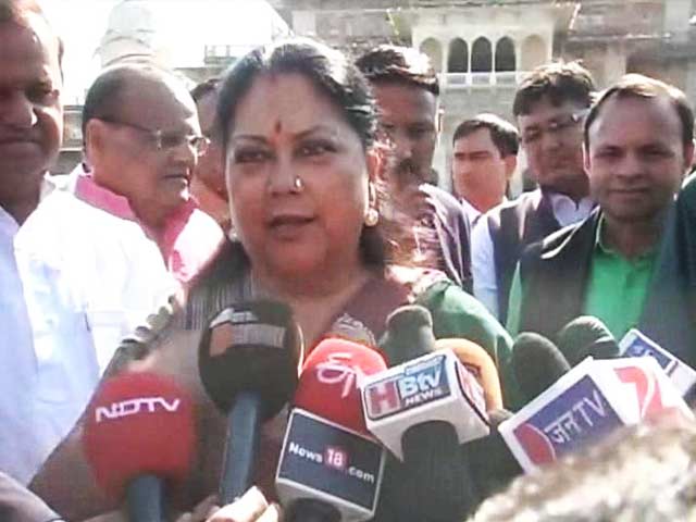 Video : With Resurgent Rajasthan, Vasundhara Raje Reaches Out For Investment