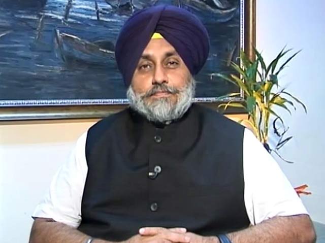 Congress Creating Unrest in Punjab: Sukhbir Badal to NDTV