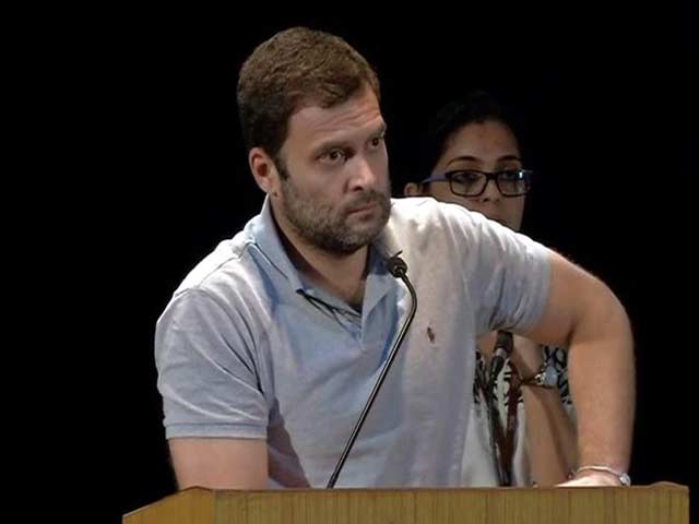 When Rahul Gandhi Didn't Quite Get the Audience Reaction He Wanted