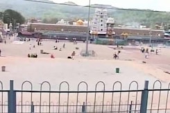Sunshine and Pilgrims Return to Tirumala Temple in Andhra Pradesh Sunshine and Pilgrims Return to Tirumala Temple in Andhra Pradesh