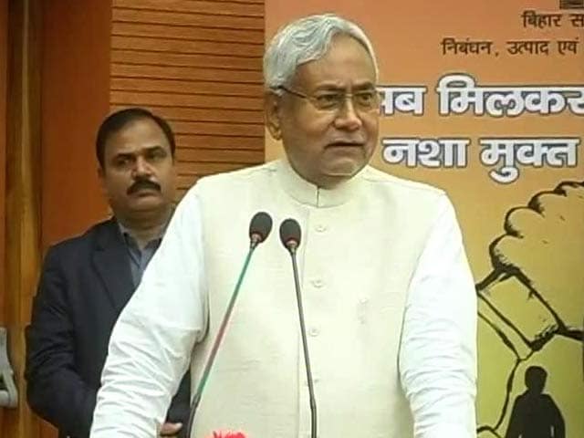 Video : Alcohol Ban in Bihar from April Next Year, Says Nitish Kumar