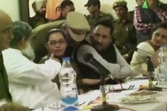 Haryana Minister Storms Out of Meeting After War of Words With Woman Cop Haryana Minister Storms Out of Meeting After War of Words With Woman Cop