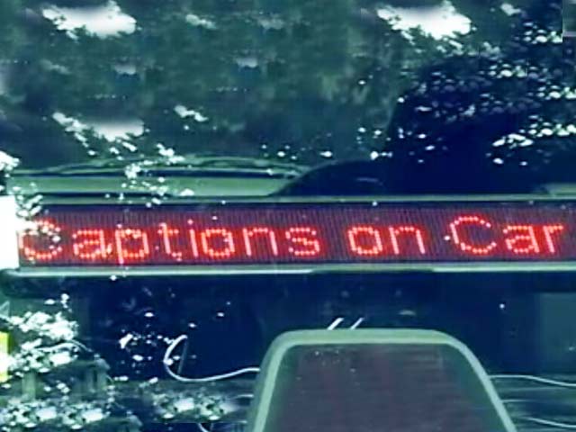 Idea Behind Start-Up Captions on Car