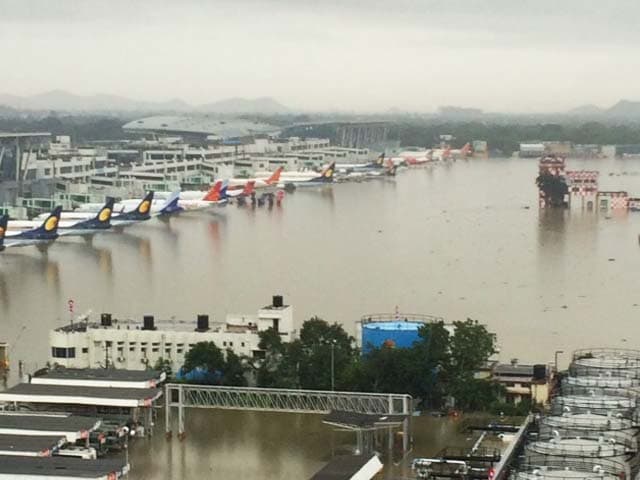 Chennai Airport Flooded, Flight Operations Suspended