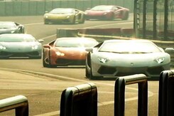 Lamborghini Huracan & Aventador on The Track Lamborghini Huracan & Aventador on The Track