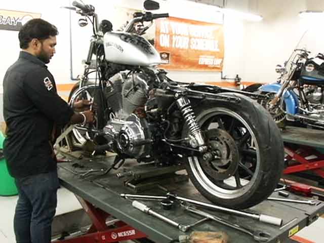 Servicing a High-End Motorcycle
