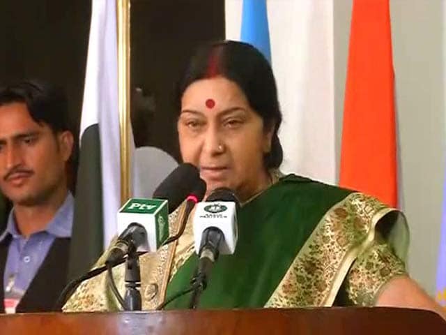 Video : India, Pakistan To Resume Dialogue, Says Sushma Swaraj in Islamabad