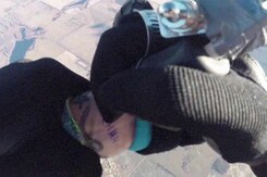 Daredevil Artist Completes Tattoo While Skydiving Daredevil Artist Completes Tattoo While Skydiving