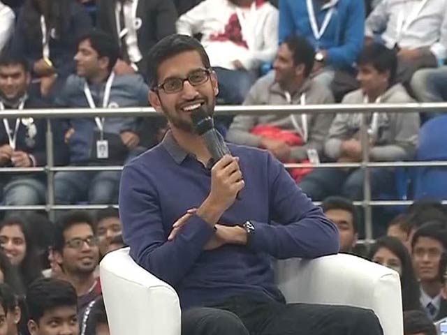 Video : 'I Wasn't Exactly A Good Guy In School,' Says Google's Sundar Pichai