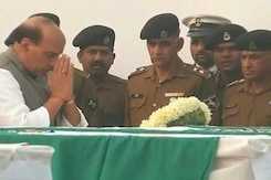 Home Minister Pays Homage To Personnel Who Died in BSF Plane Crash Home Minister Pays Homage To Personnel Who Died in BSF Plane Crash