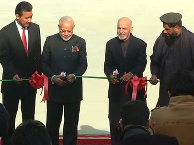 PM Modi Inaugurates New Afghan Parliament Built By India